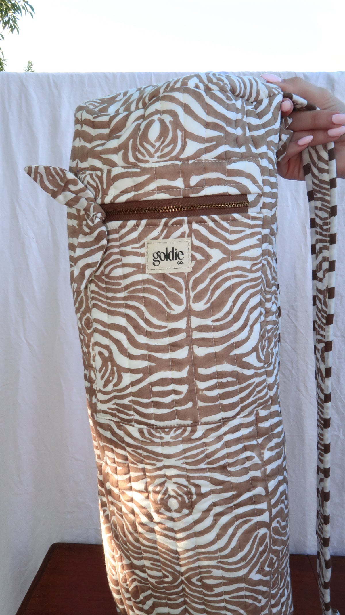 Zebra Yoga Mat Bag