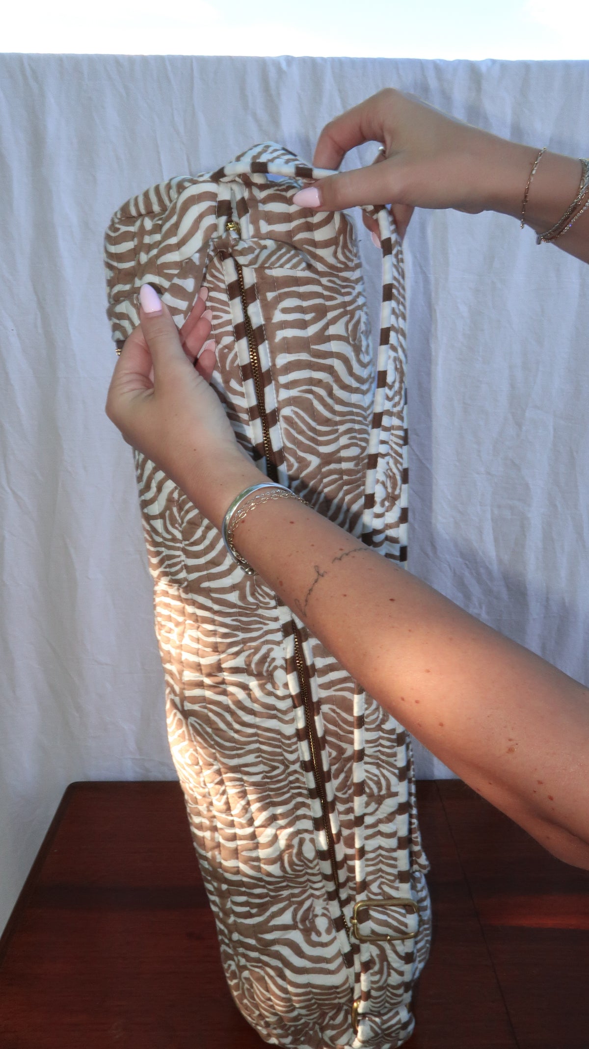 Zebra Yoga Mat Bag
