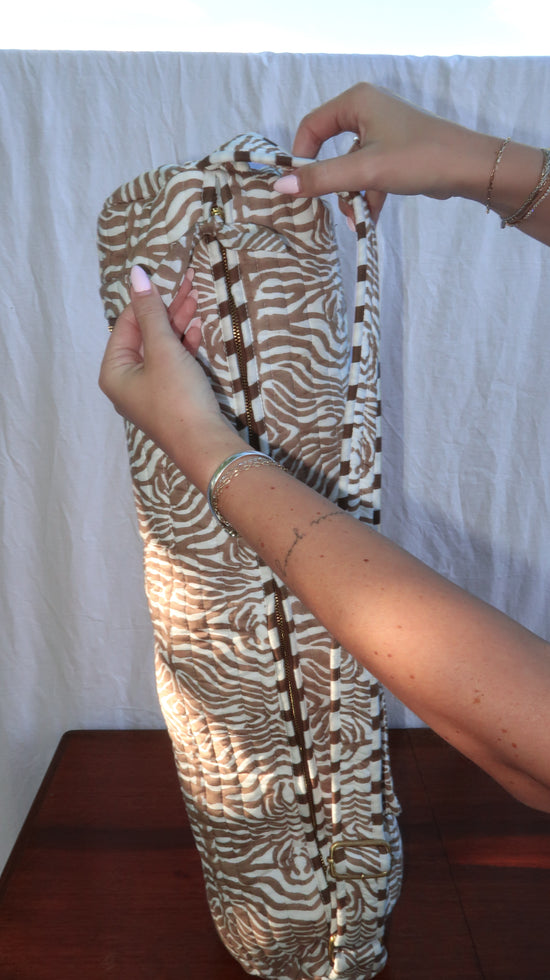 Zebra Yoga Mat Bag