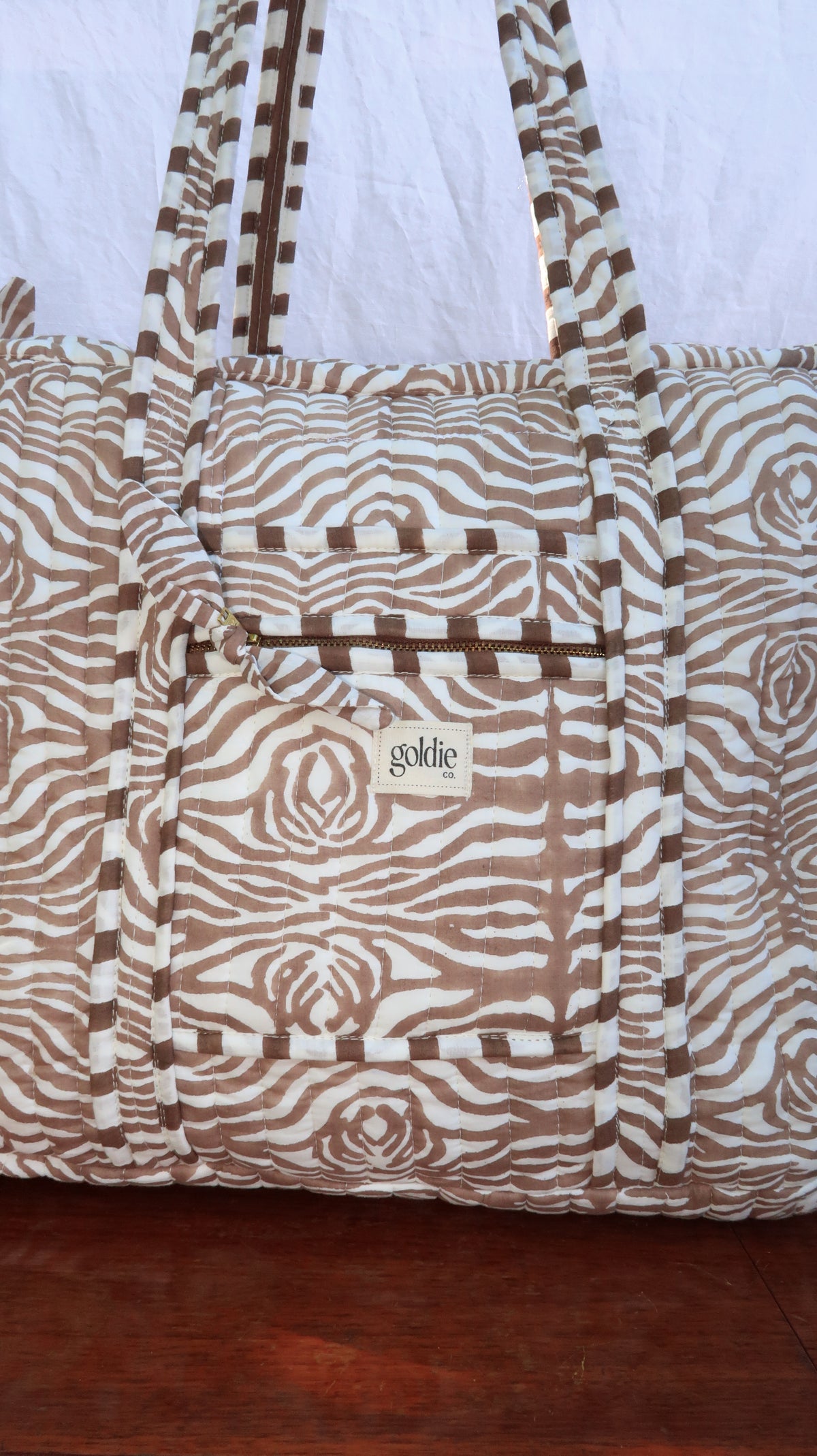 Zebra Tote Bag