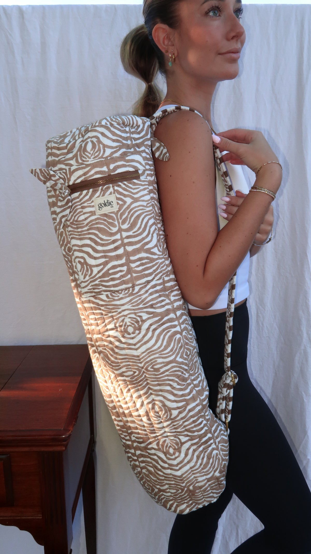 Zebra Yoga Mat Bag