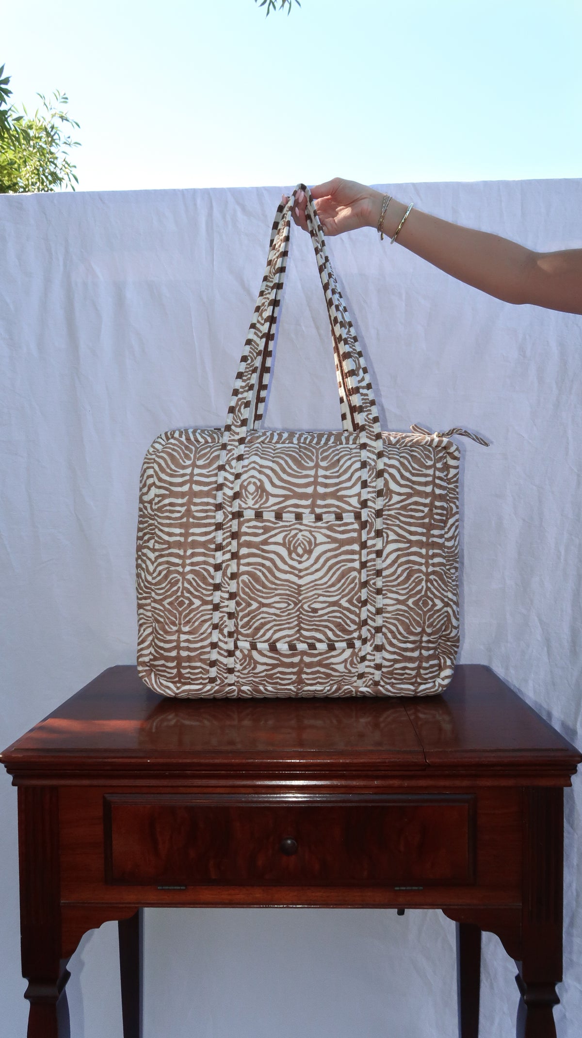 Zebra Tote Bag