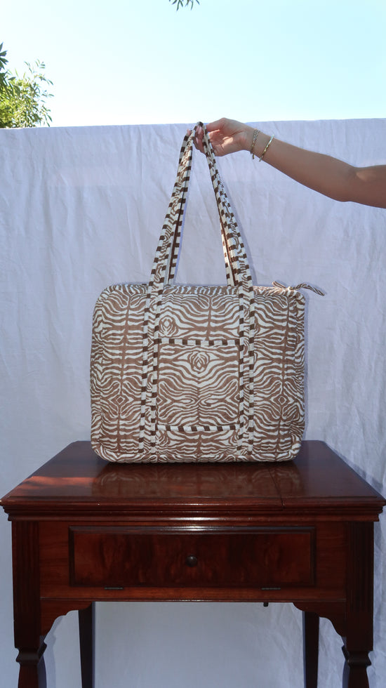 Zebra Tote Bag