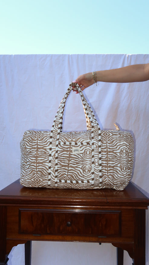 Zebra Duffel Bag
