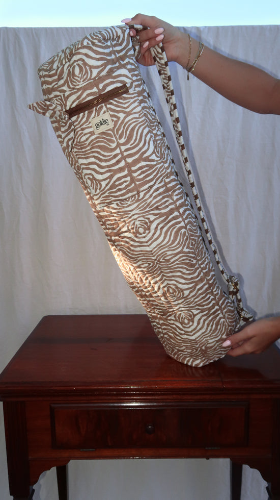 Zebra Yoga Mat Bag