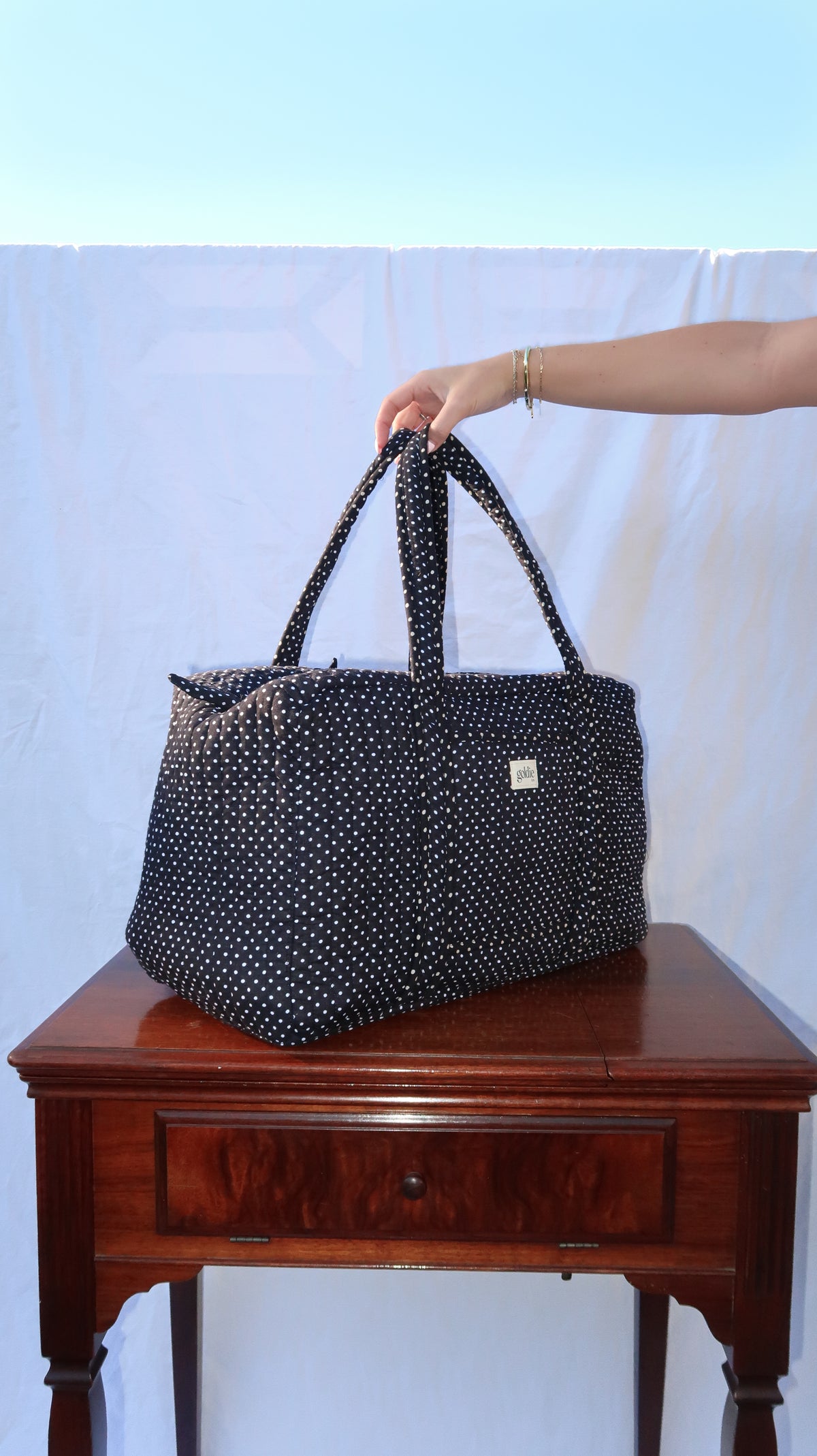 Polkadot Duffel Bag