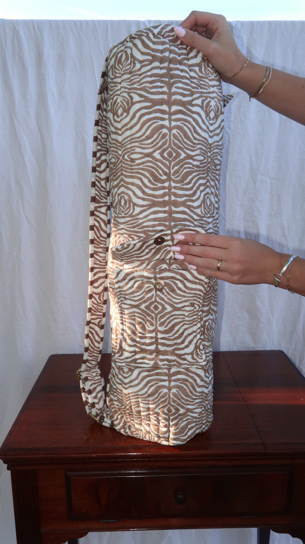 Zebra Yoga Mat Bag